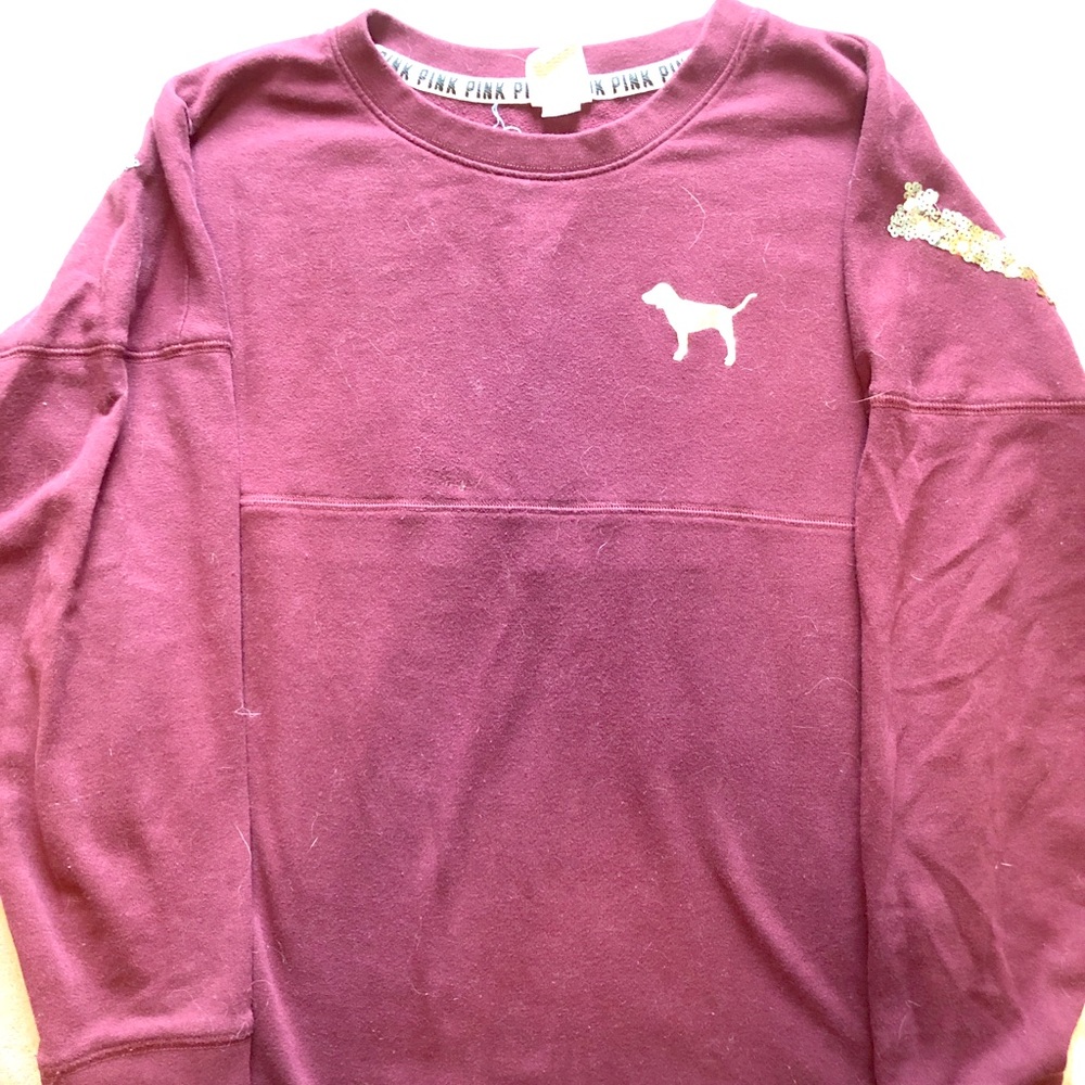 Pink long sleeve top